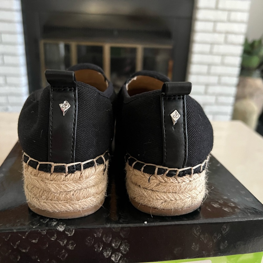 Sam Edelman Black Floral Espadrilles - Picture 2 of 5